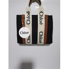 Chloe Woody tote küçük deri