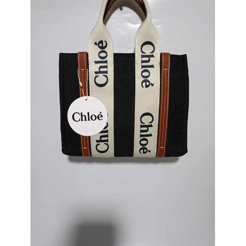 Chloe Woody tote küçük deri