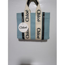 Chloe Woody tote küçük deri