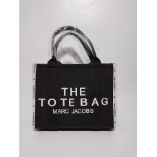 Tote bag siyah Beyaz garni 