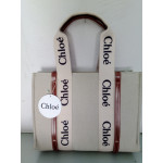 Chloe Woody tote orta  boy deri