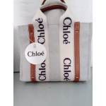 Chloe Woody tote küçük deri
