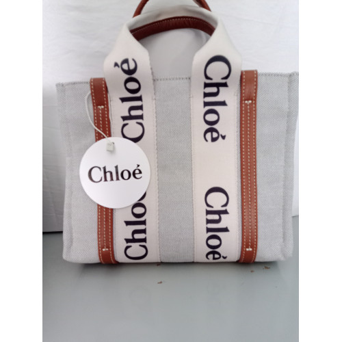 Chloe Woody tote küçük deri