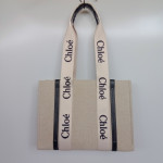 Chloe Woody tote orta  boy deri
